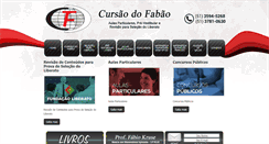 Desktop Screenshot of cursaodofabao.com.br
